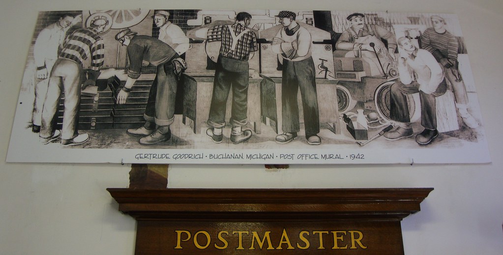 Post Office 49107 (Buchanan, Michigan) Title "Production"… Flickr