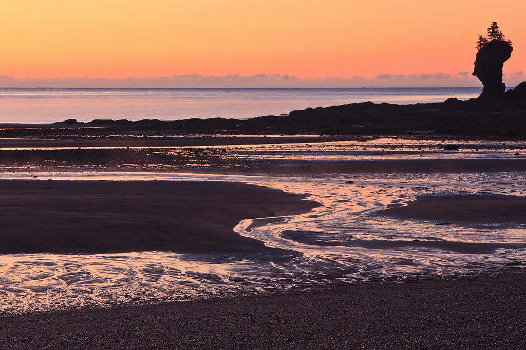 Sunrise at West Quaco Beach, St.Martins, New Brunswick, Ca… Flickr