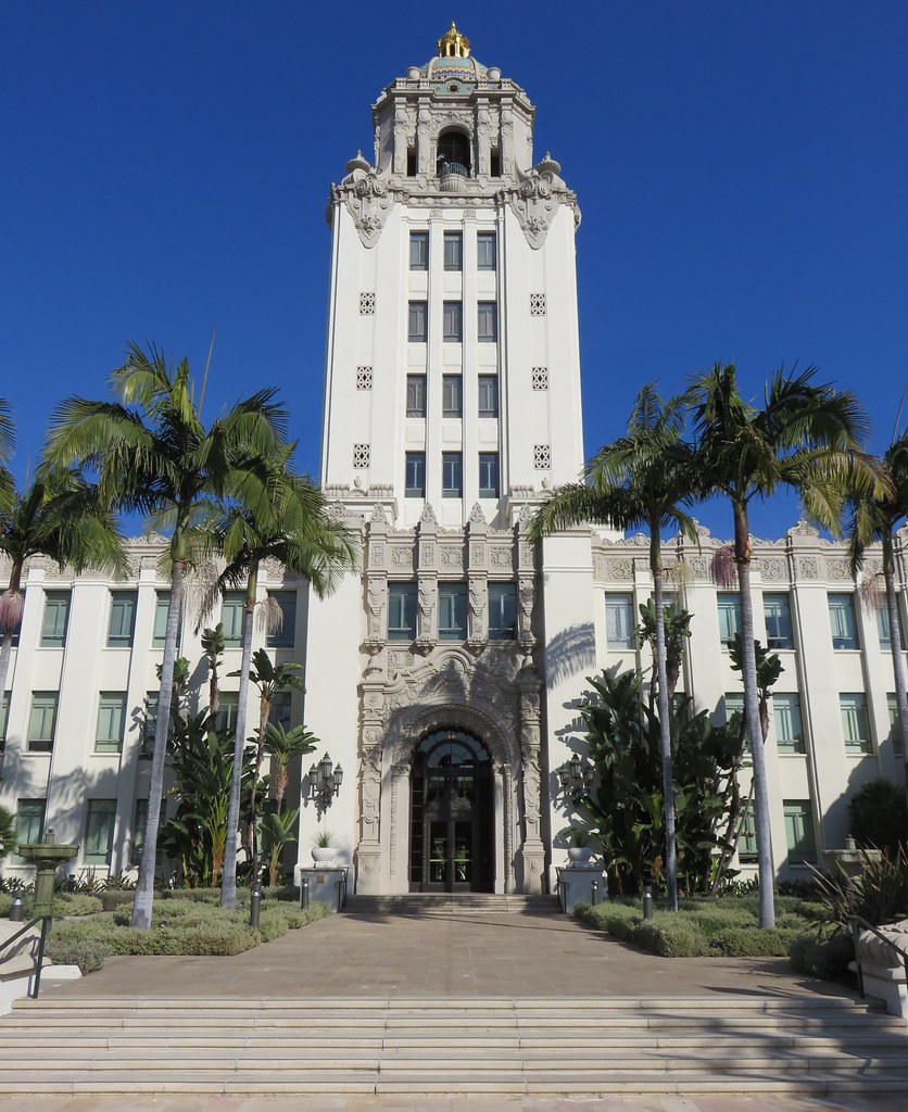 Beverly Hills, California City Hall William Gage designed … Flickr