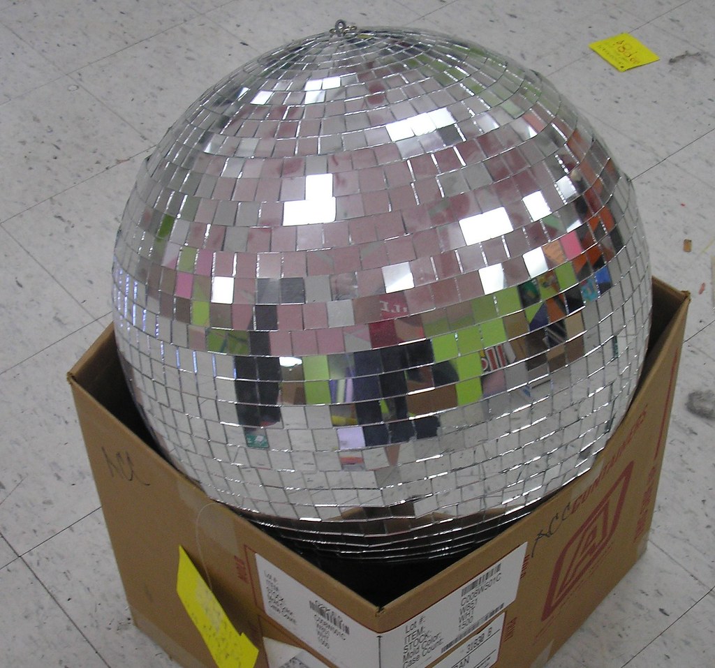 Giant Disco Ball for sale This 20" Mirror ball could still… Flickr