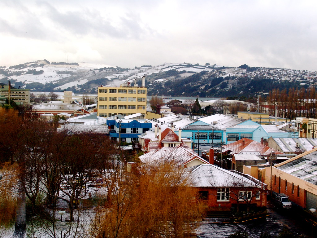 DSC02863 The snow in Dunedin from my office at the Univers… Flickr