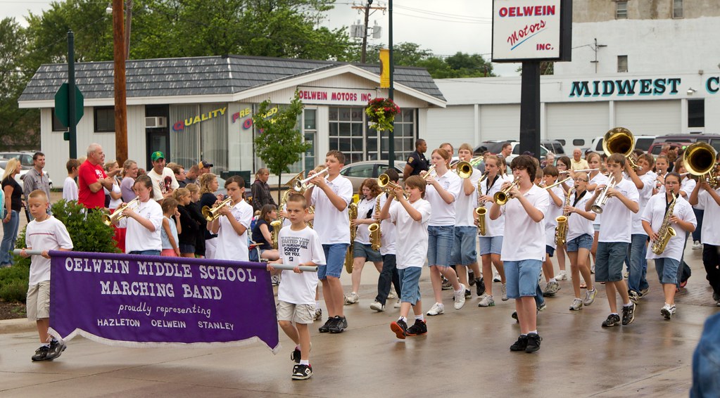 Oelwein Middle School Band 4th of July Parade H. Michael Miley Flickr
