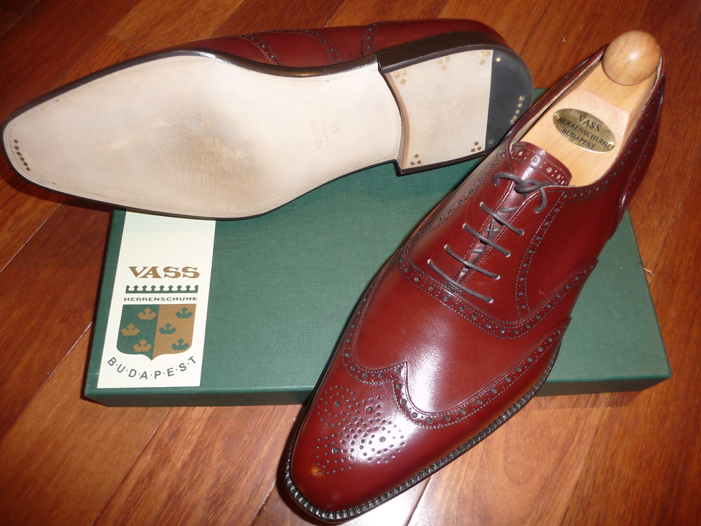 VASS MTO Model FullBrogue Oxford in Cognac UK 9.5 E Flickr