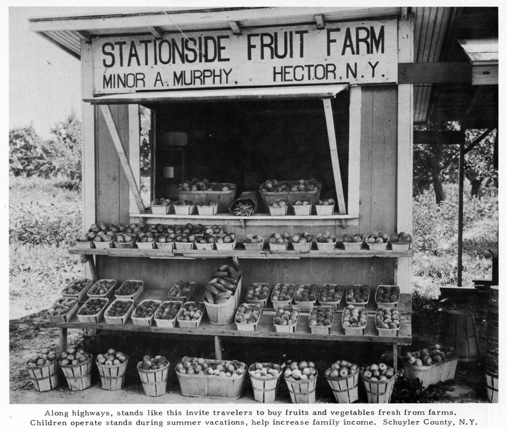 usdahistory_fruit_stand_NY_1950s_0177 From Farm to Factory… Flickr