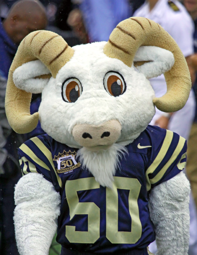 BILL THE GOAT IN HIS THROWBACK JERSEY FROM 1959 Navy Masco… Flickr