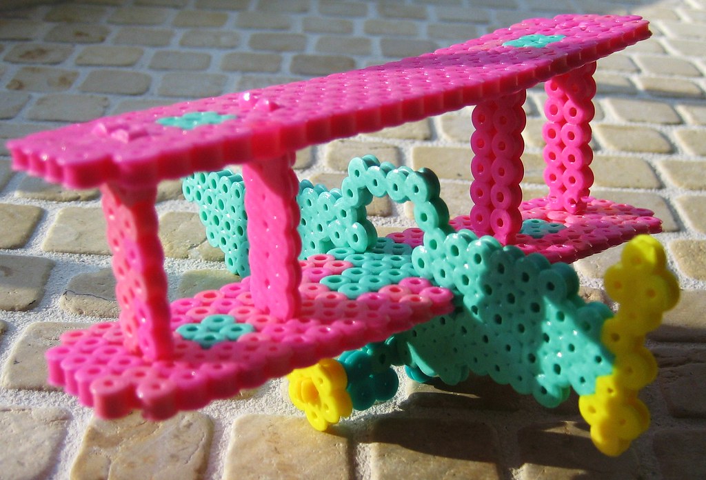 Perler Bead Airplane Pattern