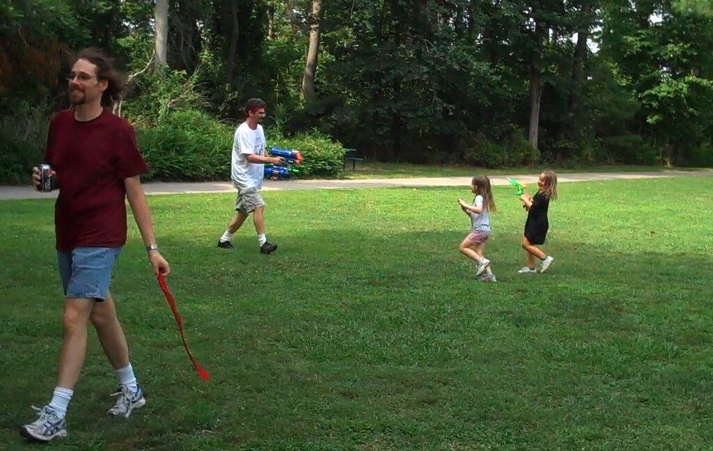 Water Gun Fight What?! Is Kevin quitting the field of batt… Liz