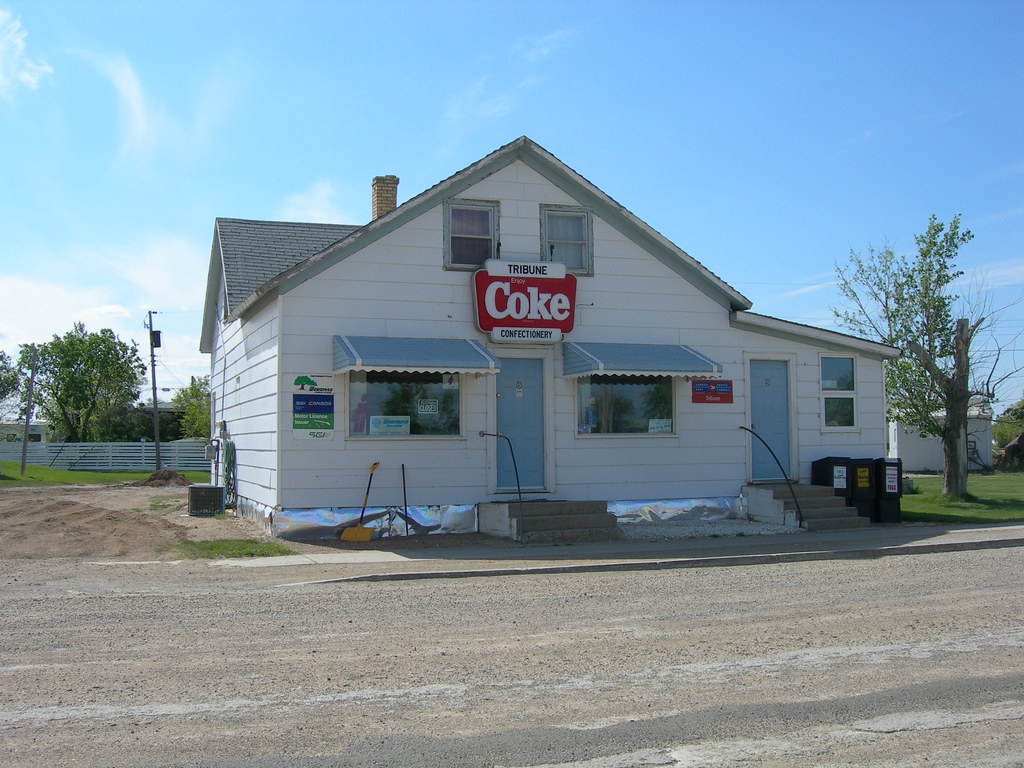 Tribune General Store & Post Office Tribune, SK Tribune is… Flickr