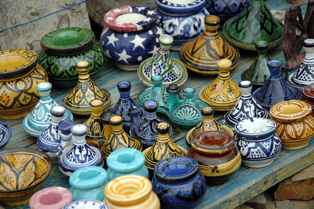 Tagines and ashtrays for sale Melanie K Reed Photography Flickr