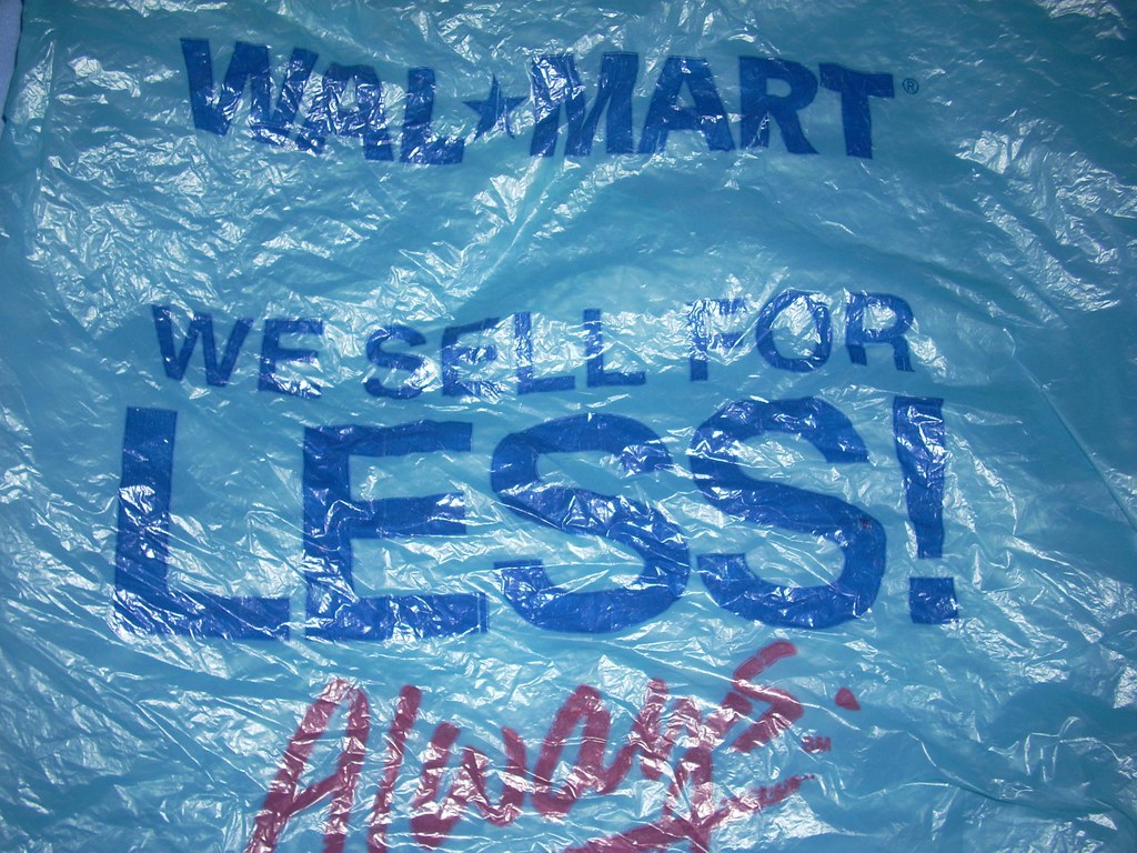 1990s WalMart plastic bag A WalMart plastic shopping bag… Flickr