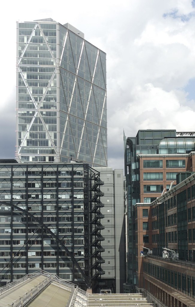 Broadgate Tower I was quite taken with this view from the … Flickr
