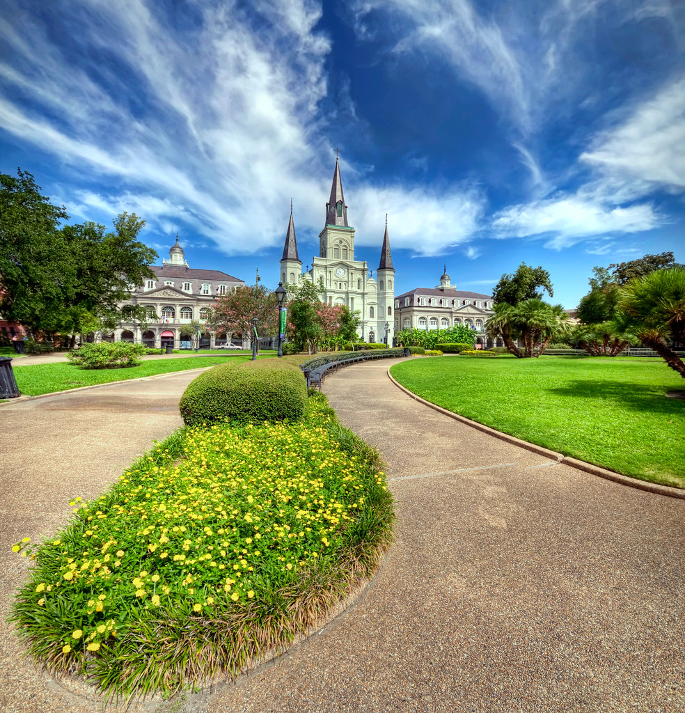 The French Quarter Castle Jackson Square, looking on St. L… Flickr