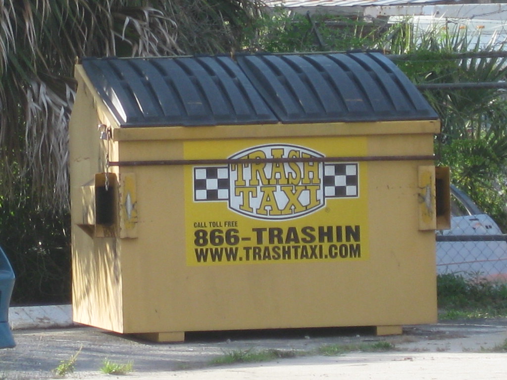 Trash Taxi Dumpster This is a front load dumpster that is … Flickr