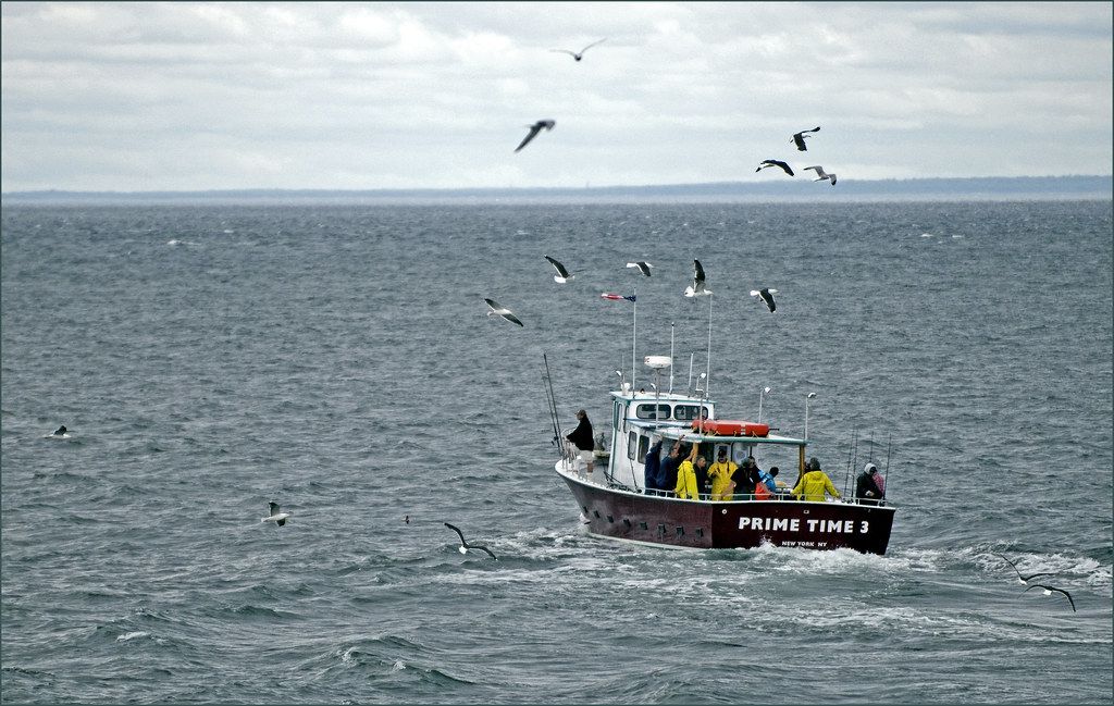 Prime Time 3 Fishing boat off Orient Point, Long Island Alida