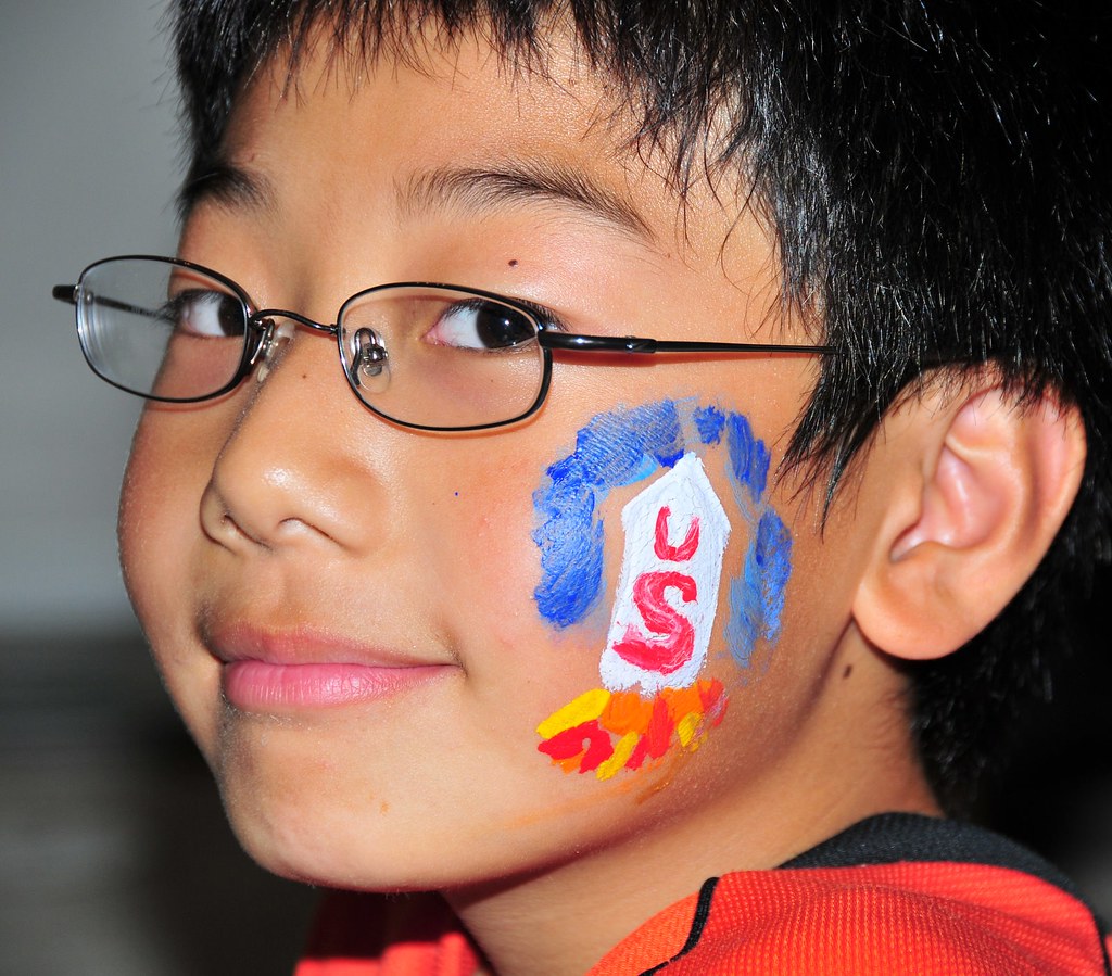 USA Rocket face paint Use this photo to celebrate the lift… Flickr