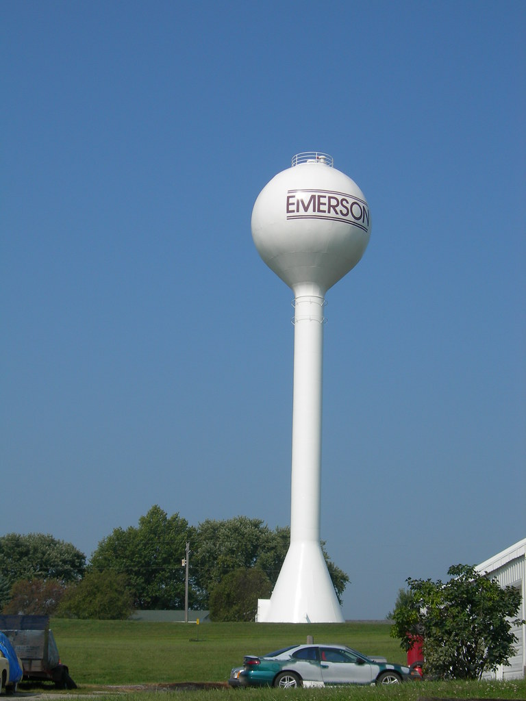 Emerson Water Tower Emerson, Iowa Jimmy Emerson, DVM Flickr