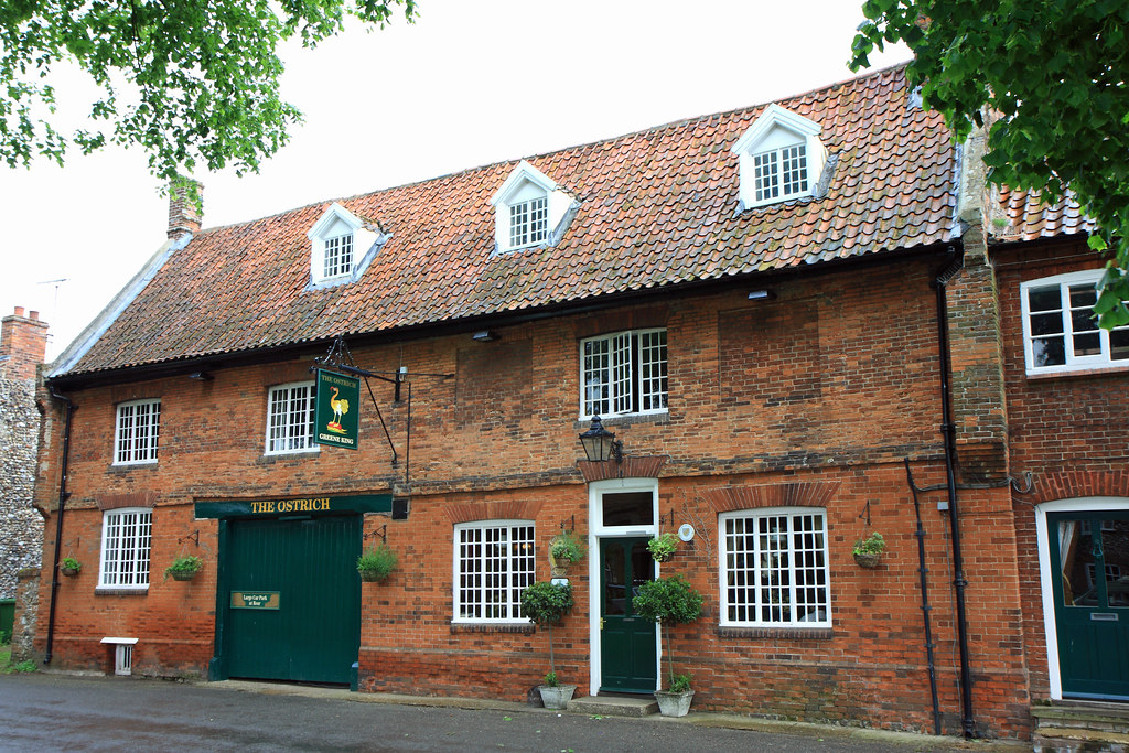 The Ostrich pub Castle Acre Norfolk. GWUK77 Uploaded for … Flickr