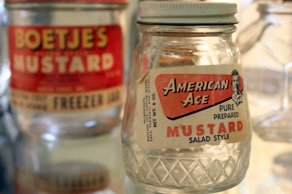 Old mustard jars Anne Flickr