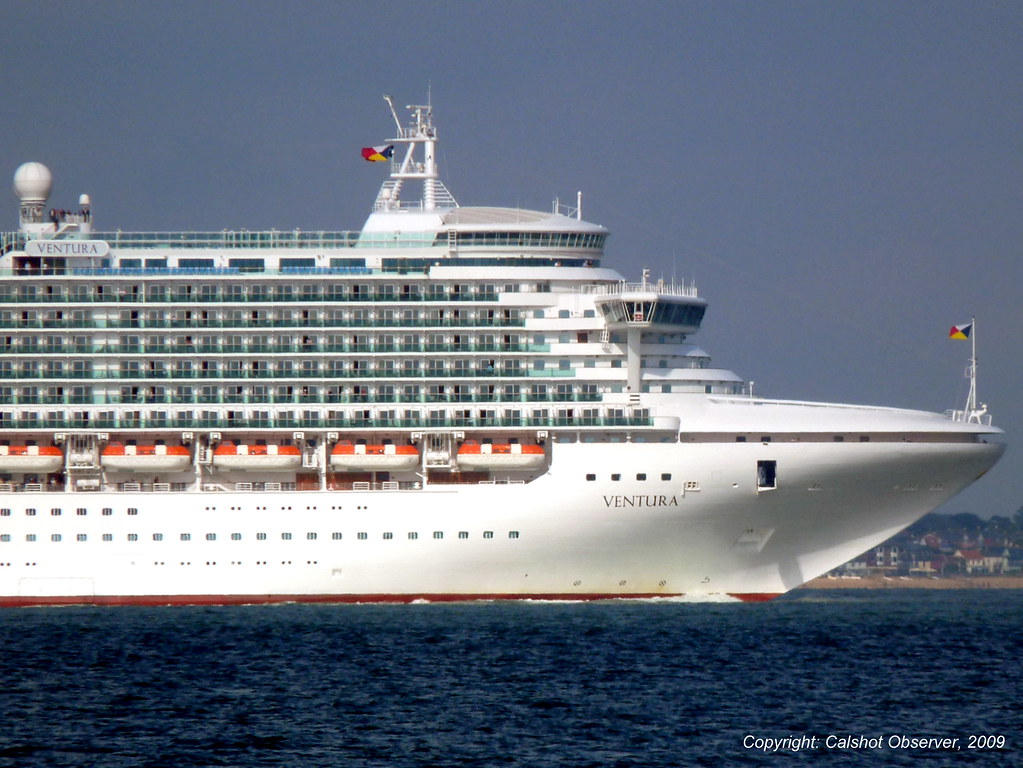 Ventura Cruise Ship Bow Front view of Ventura Cruise