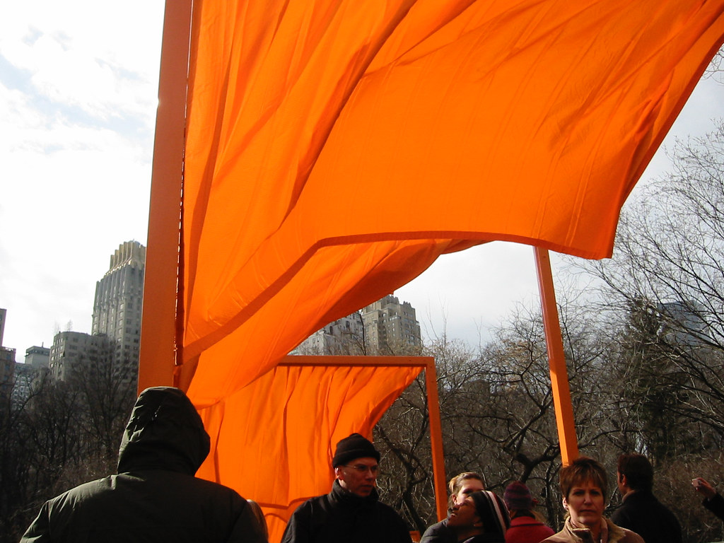 Christo Saffron Orange Gates Art 2005 Central Park Nyc 281 Flickr
