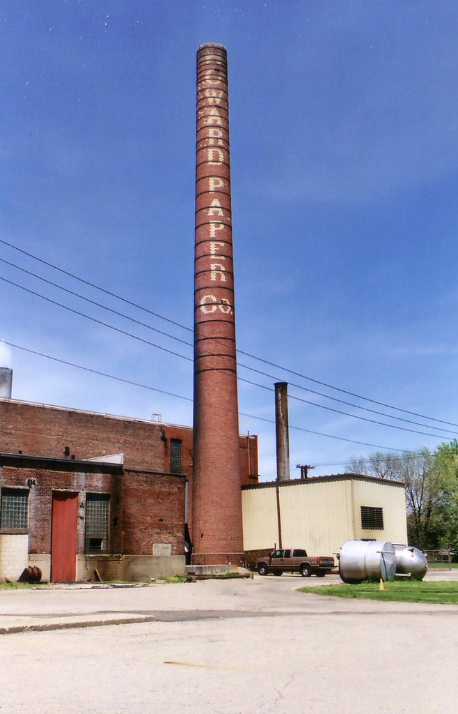 Howard Paper Co Urbana Ohio Brick smoke stack of the Howa… Flickr