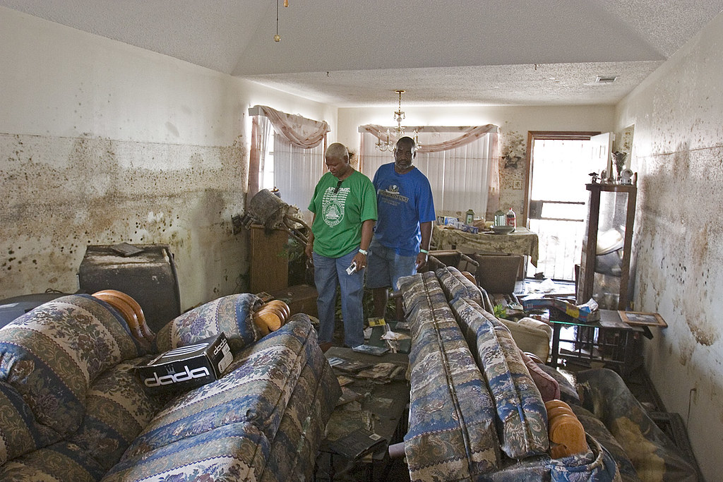 Inside of Home Destroyed by Hurricane Katrina New Orleans,… Flickr
