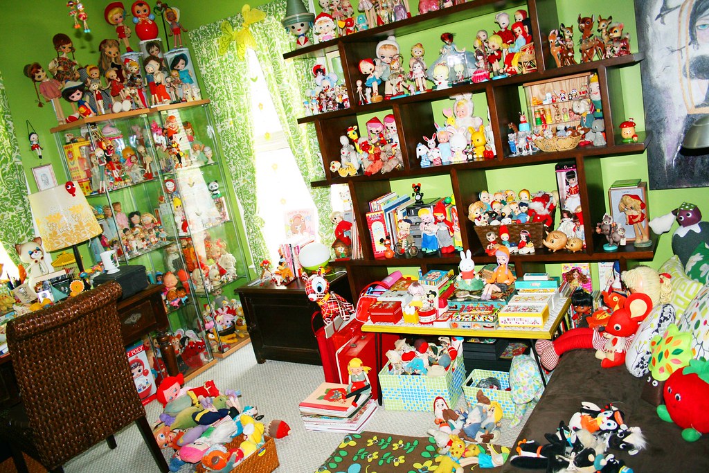 "Playing" in the Doll Room Today Time to clean… Flickr