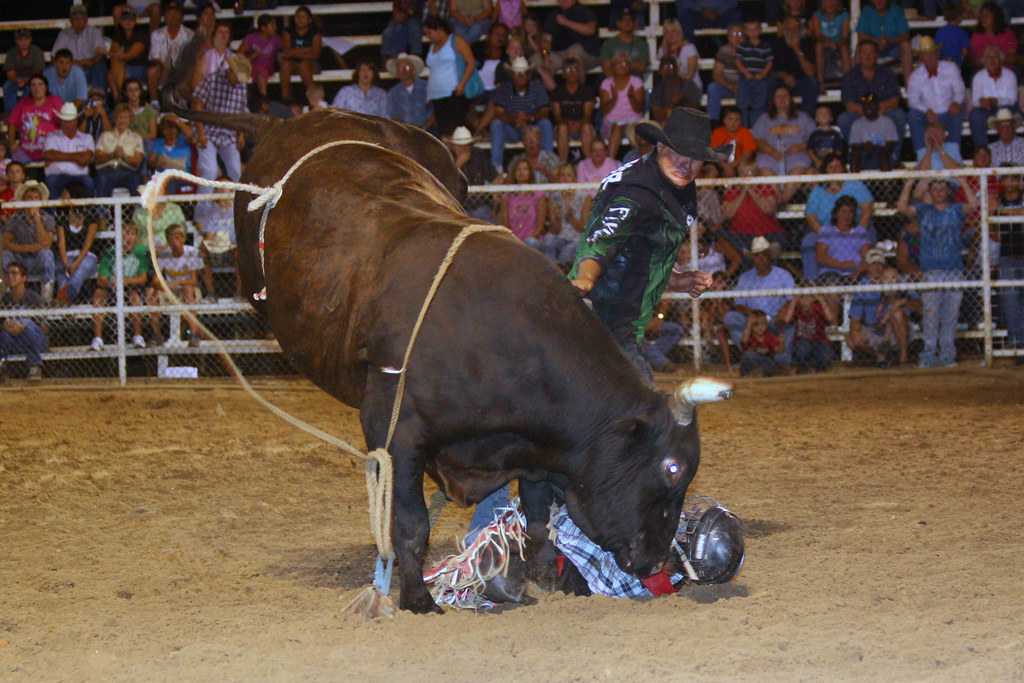Madill Ok. Rodeo Getting a little practice in action rodeo… Flickr