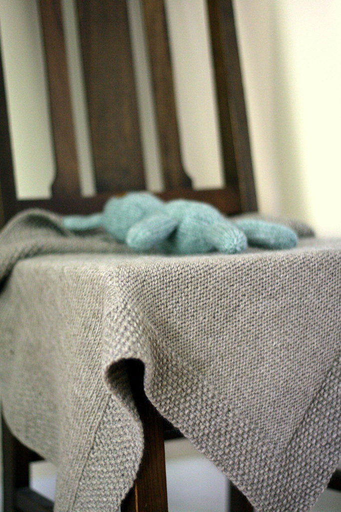 seed stitch border After several months of picking it up a… Flickr