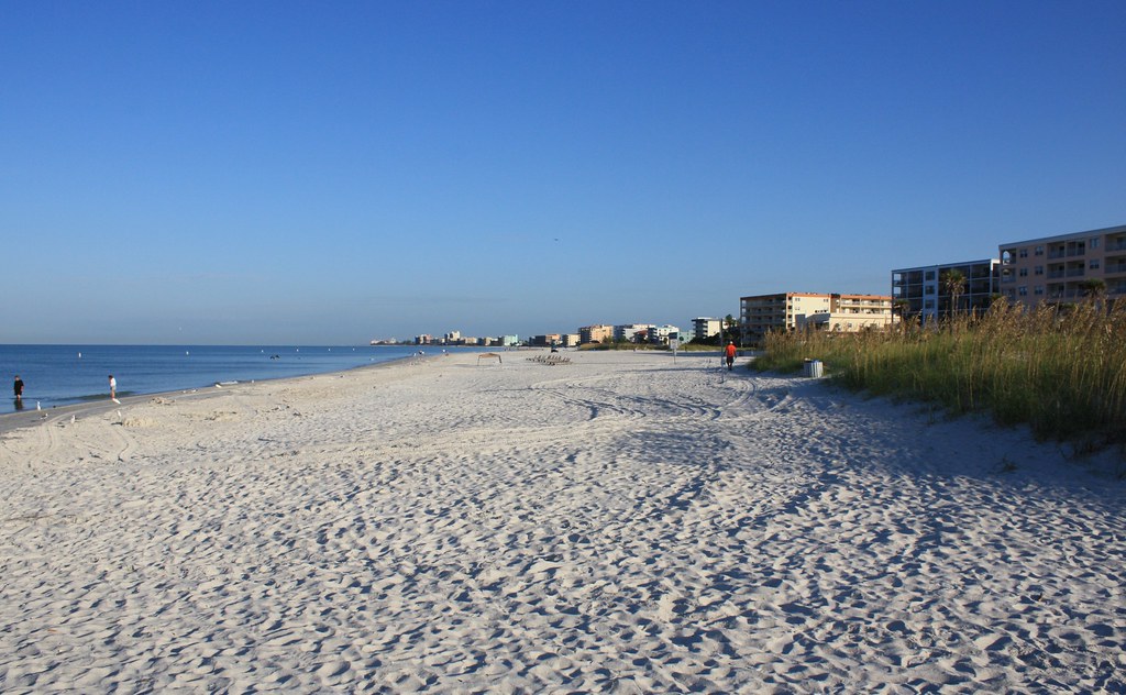 Madeira Beach Looking up the beach. Nick Ares Flickr