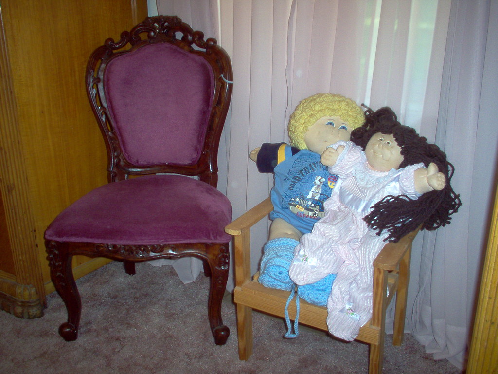 My antiques 001 Cilds antique velvet chair. deerhunter22952 Flickr