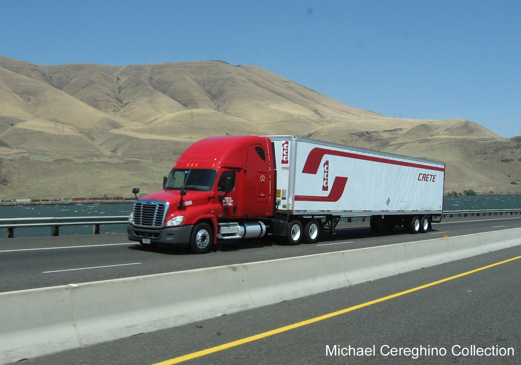 Crete Carrier Corp Cascadia, Truck 32585 A new Freightline… Flickr