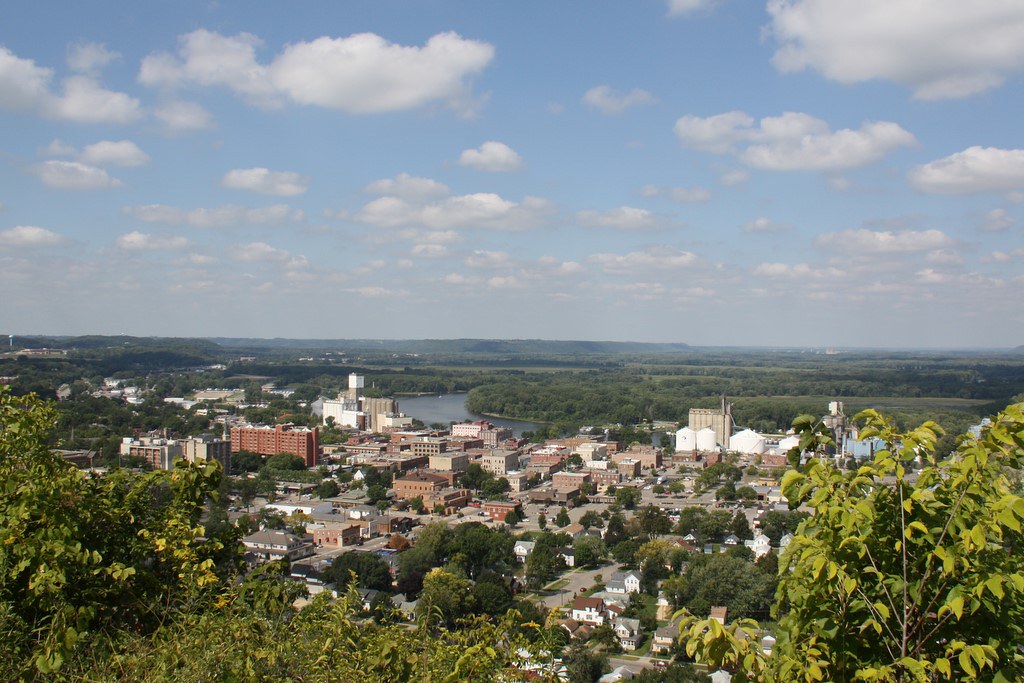 Red Wing, Minnesota View from Memorial Park. Erin Flickr