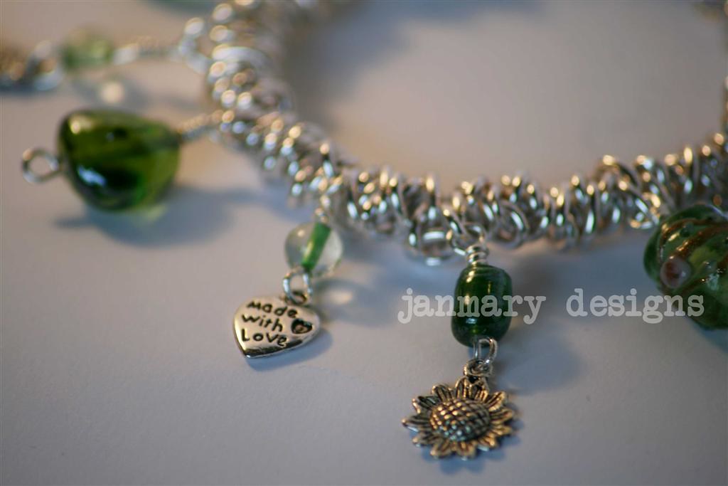 celtic mist charm bracelet Handmade irish jewellery by Jan… Flickr