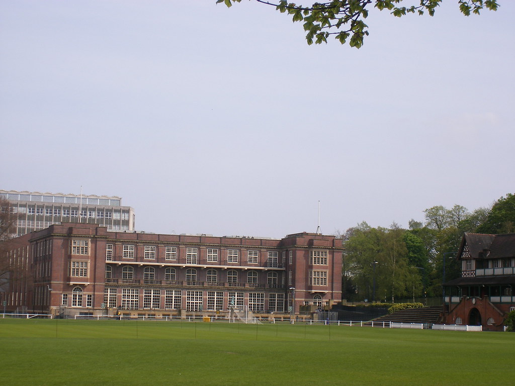 Cadbury's Factory playing field and Bournville Cricket Pavilion a