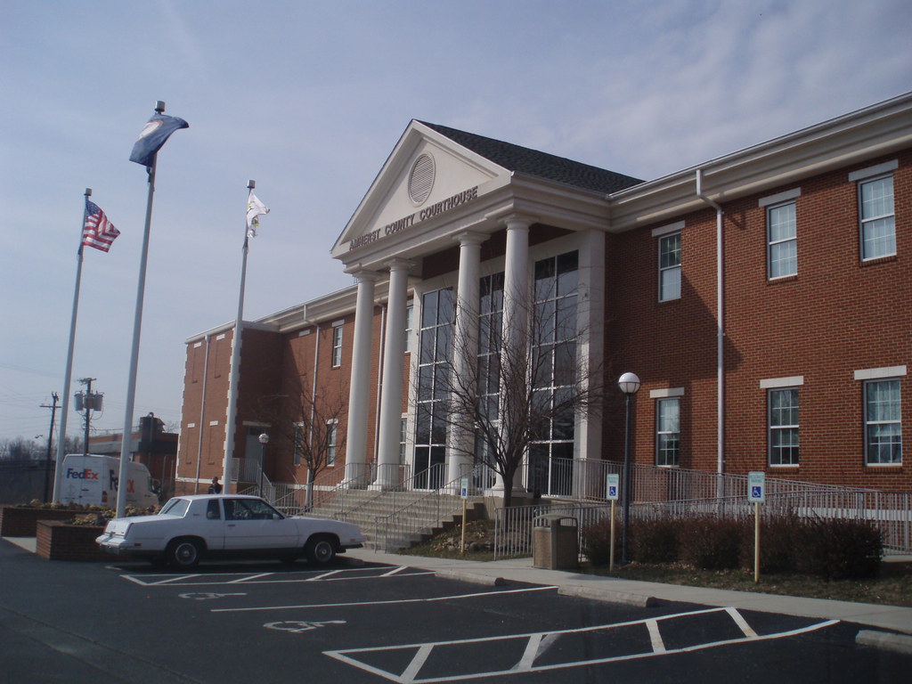 Current Amherst County Courthouse Amherst C.H. VA Steve "Rusty