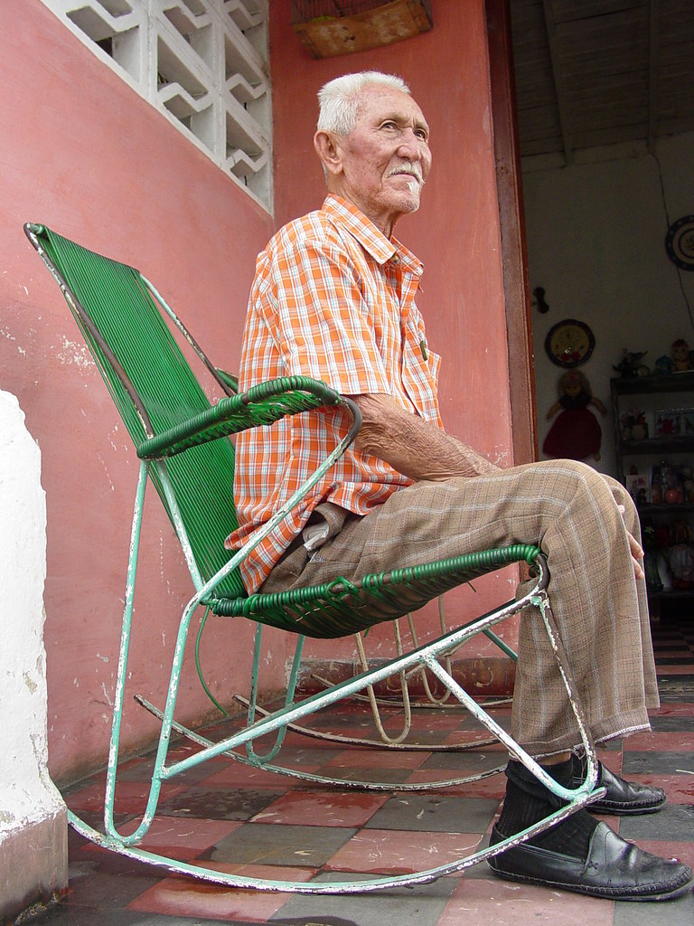 Elderly Man in Rocking Chair Pinar del Rio Cuba a photo on Flickriver