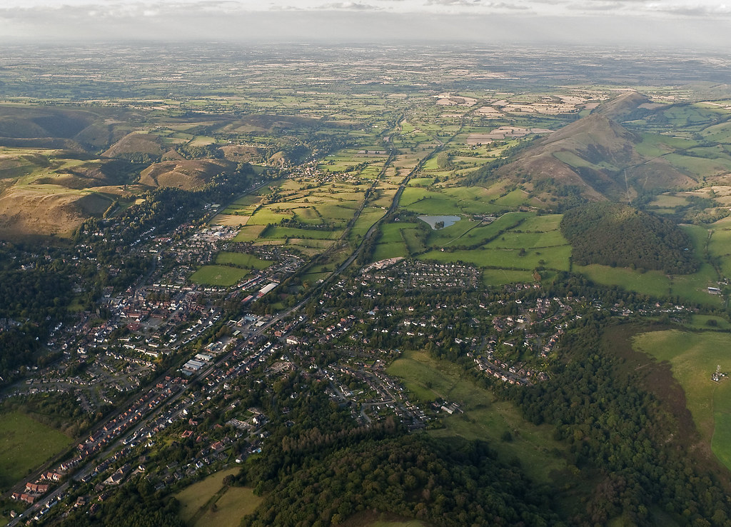 Church Stretton from above James Trickey Flickr
