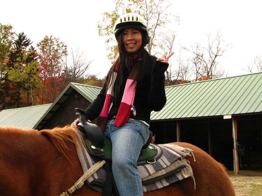 Horseback riding in Autumn, Green Mountains of Vermont Flickr