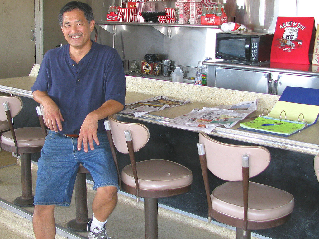 Amboy CA Roy's Cafe & Motel Owner, Albert Okura Flickr