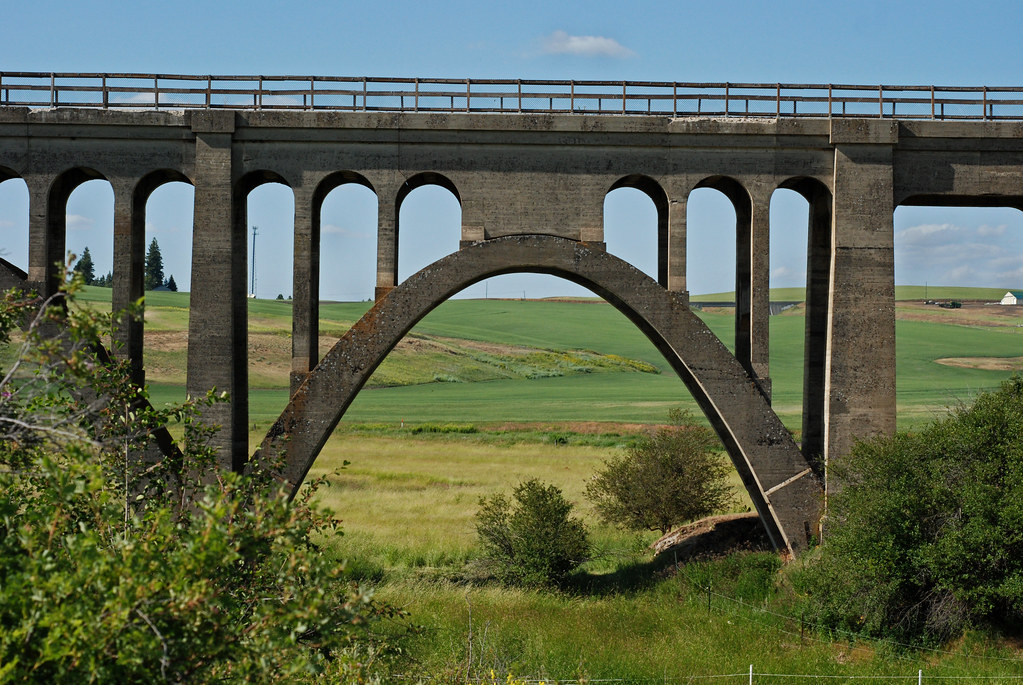 Rosalia, WA Milwaukee Road, Railroad Bridge 2009 Flickr