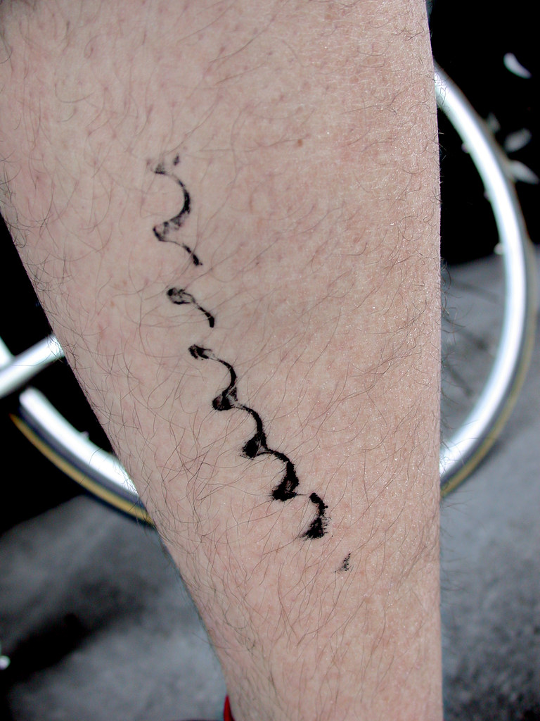Chainring tattoo I'm pretty antitattoo never saw one y… Flickr