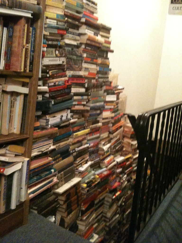 Stacks of books Bookstore in DC with tons of books, all st… Flickr