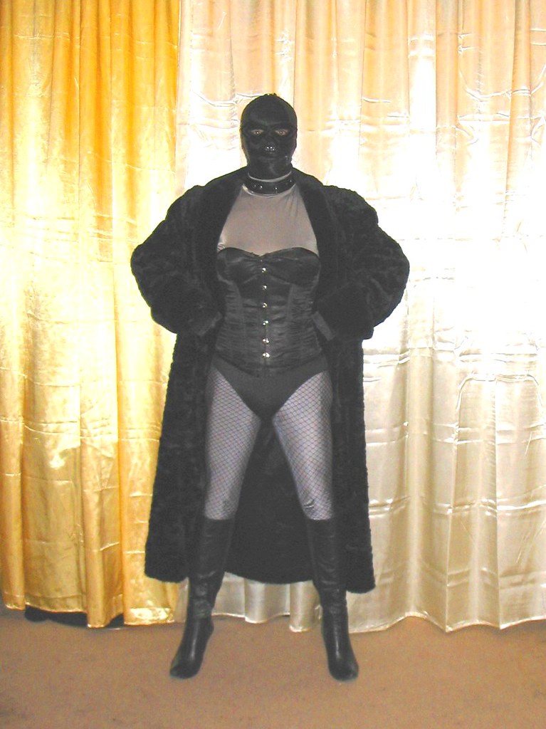 Faux Fur Coat & Satin Mask Fetish Doll a photo on Flickriver
