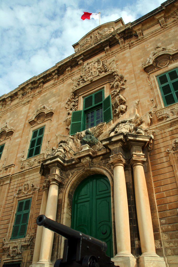 Town Hall, Valletta, Malta Roger Wilcockson Flickr