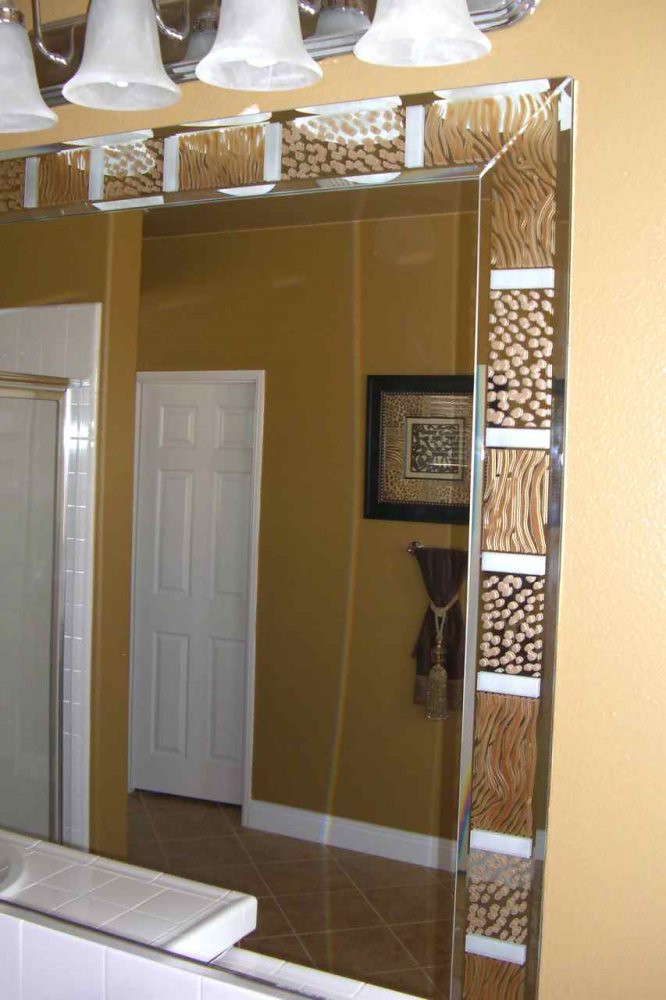 hand carved bathroom mirror frames framing Etched & carved… Flickr
