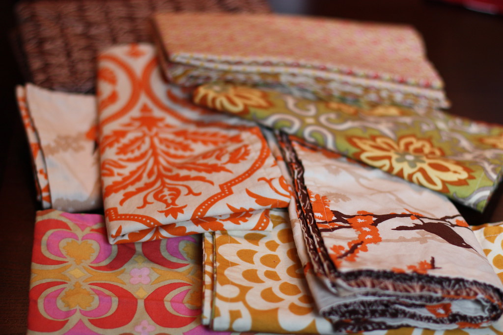 Homemade napkins AmyK! Flickr