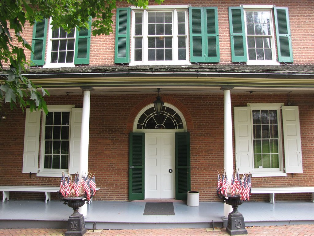 Wheatland Estate Rear Door Private Home of President James… Flickr