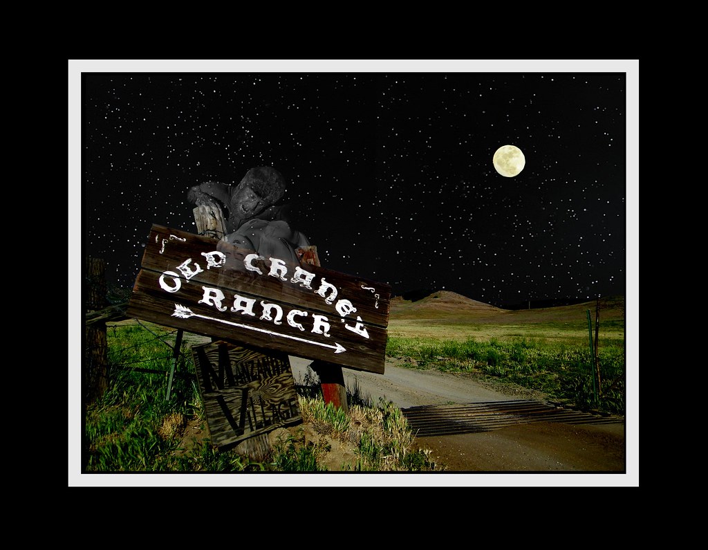 Ghosts of Old Chaney Ranch Sometimes during a full moon, t… Flickr