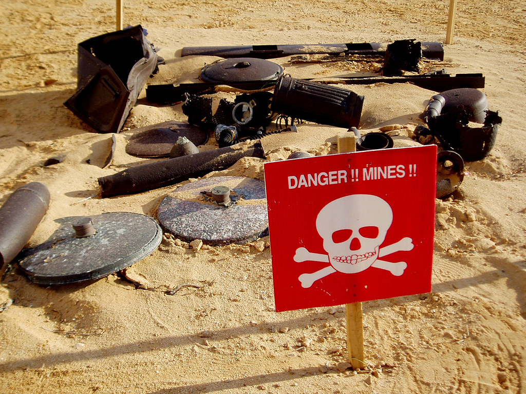 2007 Libya mines Relics from World War II (mostly), stil… Flickr